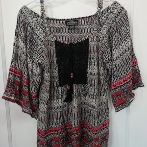 Lace & Off the Shoulder Tunic